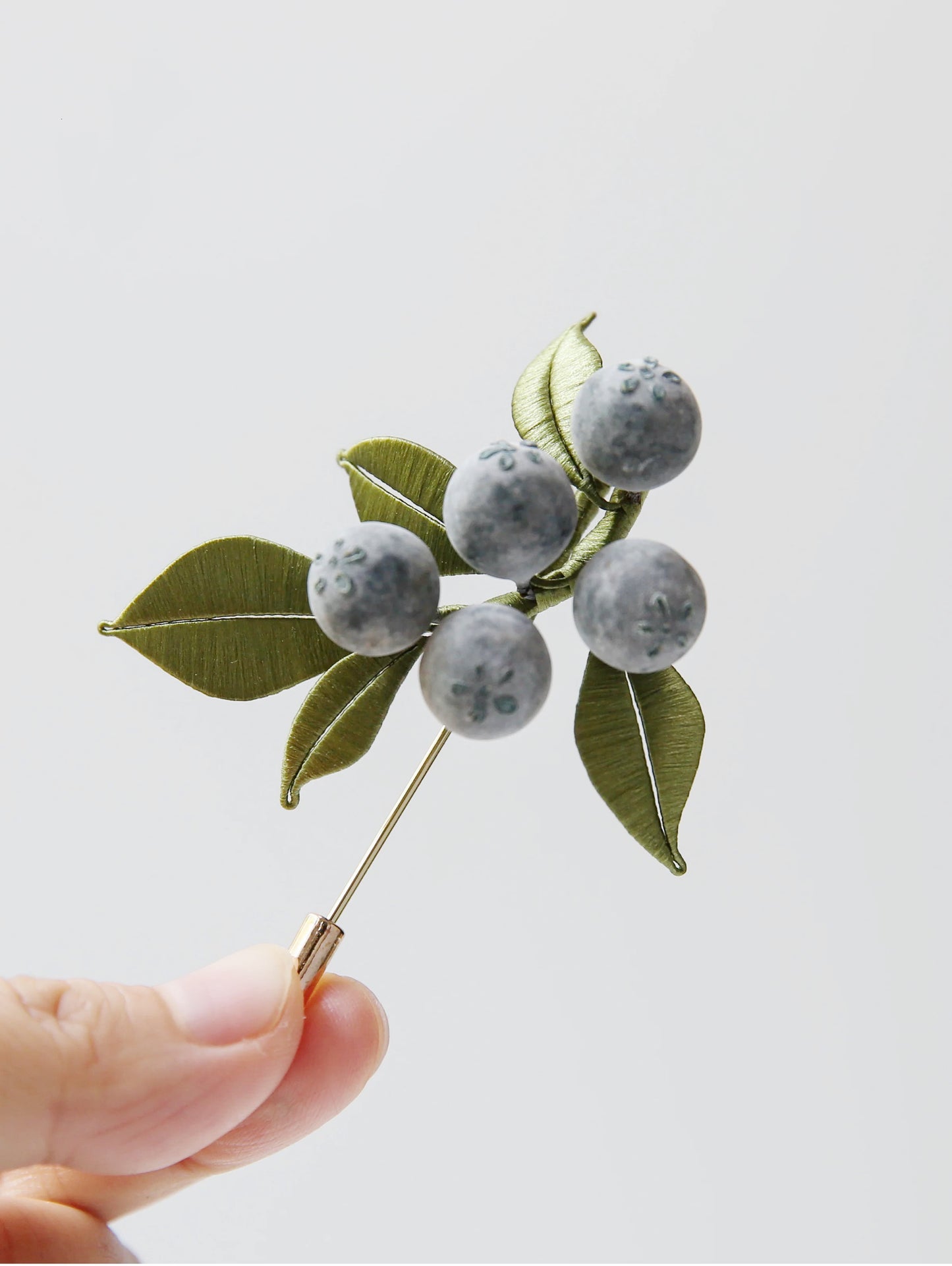 Summer Grove - Handmade Silk Pin